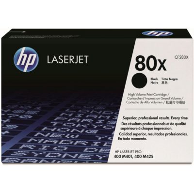 hp 80X Toner, Black Single Pack, CF280X hp 80X Toner, Black Single Pack, CF280X